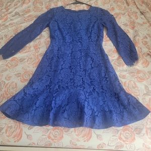 J crew blue lace Size 0P